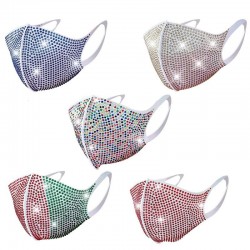 Face / mouth protective mask - reusable - dustproof - with glitter design