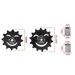 12T - 14T - achterderailleur fietswiel - keramisch lager - poelie van legeringReparatie