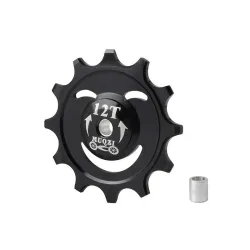 12T - 14T - bicycle wheel rear derailleur - ceramic bearing - alloy pulley