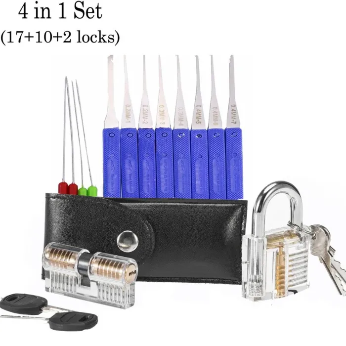 Transparent lock pin set - locksmith supply kit