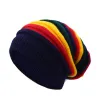 Knitted colorful beanie - reggae style