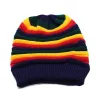 Knitted colorful beanie - reggae style
