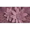 Strikket baret - en varm pelshue med dekorative blomster