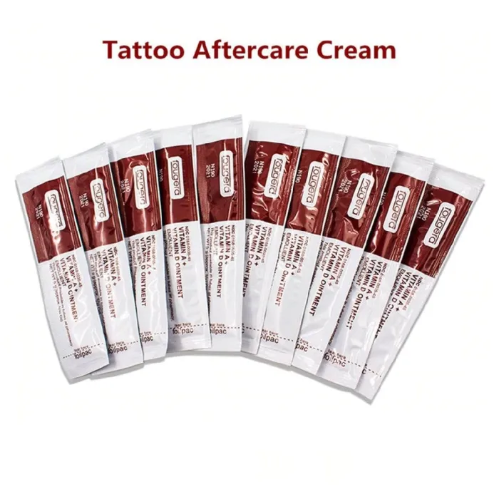 Tattoo Nachsorgecreme - Gel - Vitamin A & D - Reparatur - Pflege - Anti-Narben-Salbe