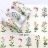 Nail art stickers - water transfer - bloemen - fee - ogen - kantNagelstickers