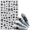 Nail art sticker with cute cartoon designs