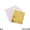 Foil paper sheets - arts and crafts - 100pcs