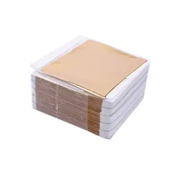 8 - 14 cm - Folienpapierbögen - Gold - Silber - Heim - Kunsthandwerk - Dekoration - 100 Stück