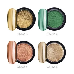 Chrome nail powder - eye shadow sticks - 16 jars