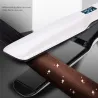 3D rotating hair straightener with temperature control