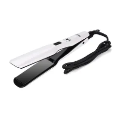 3D rotating hair straightener with temperature control