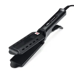 Four-gear hair straightener with temperature control - tourmaline ceramic