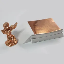 8 - 14 cm - Folienpapierbögen - Gold - Silber - Heim - Kunsthandwerk - Dekoration - 100 Stück
