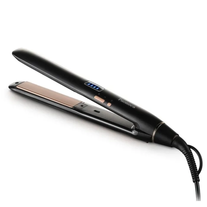 Multifunctional hair mini straightener / curler - with temperature control