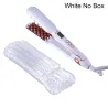 2 in 1 hair straightener / brush - volumizing hair iron - with temperature control