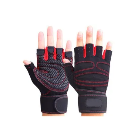 Half finger gym gloves - weight lifting - training - fitness