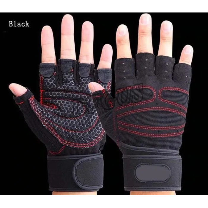 Halbfinger-Turnhandschuhe - Gewichtheben - Training - Fitness