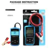 DiagnósticoAB101 - 12V - 100 a 2000 CCA - probador de batería de coche - herramienta de diagnóstico