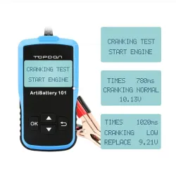 DiagnósticoAB101 - 12V - 100 a 2000 CCA - probador de batería de coche - herramienta de diagnóstico