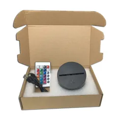 Luces & Iluminaciónbúho 3D - Lámpara de noche LED - USB - control táctil / control remoto