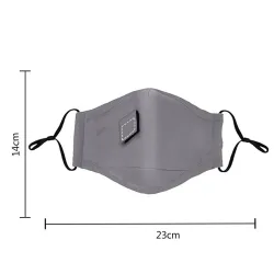 Mouth / masque de protection visage - réutilisable - avec trou de paille pour boire