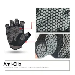 Weight lifting gloves - fitness - crossfit - half finger design