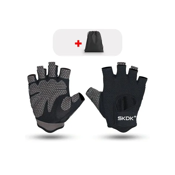 Weight lifting gloves - half finger design - fitness - cross-fit