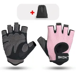 Weight lifting gloves - half finger design - fitness - cross-fit