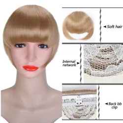Franje van synthetisch haar - met clip - volumevergroting - extensie - pruikPruiken