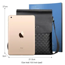 BolsosPOLO - cuero crossbody / bolsa de hombro - diseño trenzado