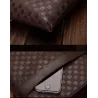 POLO - läder crossbody / axelväska - plaid design