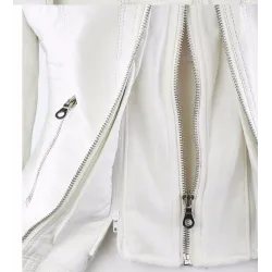 Winter leather jacket - removable inner lining with hood - waterproof - plus sizeJackets