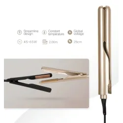 Planchas para el pelo2 en 1 - plancha / rizador de pelo profesional - cerámica
