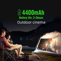 P7 - Smart - Android - Wifi - 1080P - 4K - Mini-LED-Projektor