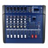 48V - 150W amplifier - 6 channels - audio mixer console - with Phantom power - USB / SD