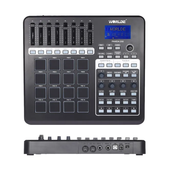 AmplificadorPANDA200 - Portable - USB - Pad Controller - 16 Drum Pads