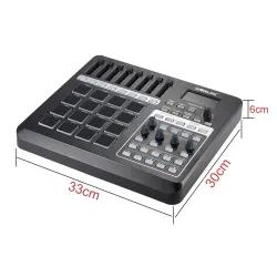 PANDA200 - tragbar - USB - Pad Controller - 16 Drum Pads