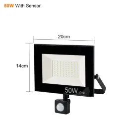 ReflectoresLED flood light - PIR motion sensor - 10W - 30W - 50W - waterproof