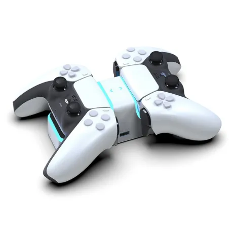 PS5 Wireless Controller - USB-C - dual charger - fast charging - with LED indicator