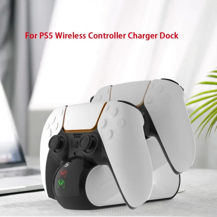 DualSense PS5 Wireless Controller - dual USB charging dock - LED indicator