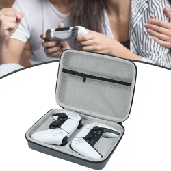 PS5 DualSense controller - hard EVA storage bag - waterproof