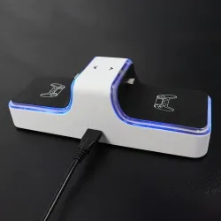 PS5 Wireless Controller - USB-C - dual charger - fast charging - with LED indicator