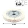Cotton buffing wheel - steel centre ring - 20mmPower Tools