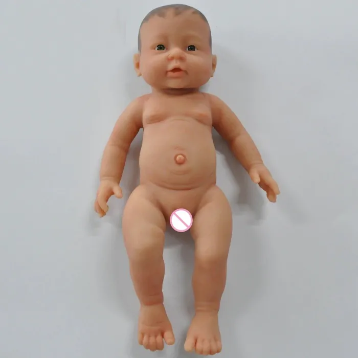 Realistic newborn - baby girl - soft silicone doll - 41cm - 2000g