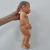 Realistic newborn - baby girl - soft silicone doll - 41cm - 2000g