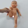 Realistic newborn - baby girl - soft silicone doll - 41cm - 2000g