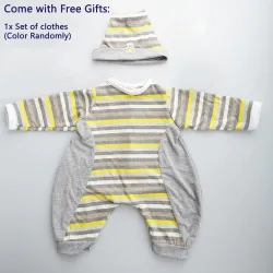 Educativorecién nacido real - bebé niña - muñeca de silicona suave - 41cm - 2000g