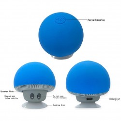 Mini Bluetooth Lautsprecher - kabellos - mit Sauger - Pilzform