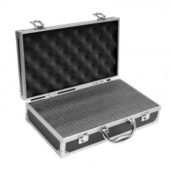Portable - tools storage suitcase - aluminum box - impact resistance - with sponge