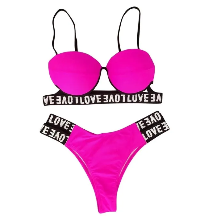 Sexy Bikini-Set - Leopardenmuster - LOVE briefe